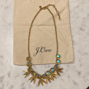 J.Crew Gold and Iridescent Necklace